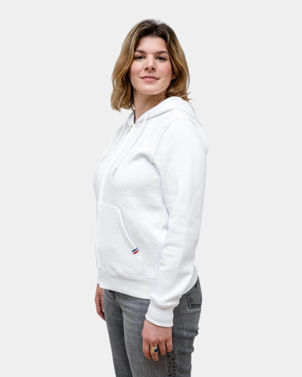 Hoodie femme molletonné zippé à personnaliser - 1